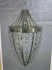 Impex Ceiling Light,Teardrop with Crystal Strands. Product Code ST0345/CH. Bulb not Included. RRP &pound;220.00.