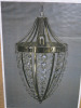 Impex Ceiling Light,Teardrop with Crystal Strands. Product Code ST0345/CH. Bulb not Included. RRP &pound;220.00.