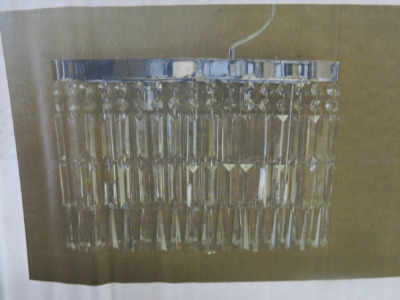Impex Ceiling Light, Crystal Chandelier. Product Code ST0346/CH. Bulb not Included.Size H33 x D47cm. RRP &pound;474.00.