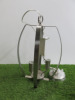 Impex Lighting Ceiling Light, Alexis 3LT Cage, Satin Nickle,Product Code LG19/28/03/SN, 3 x 40W (E27) Bulbs. Size Dia 25cm x H42cm, Weight 2kg. Bulbs Not Included. RRP &pound;150.00. - 4