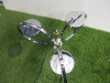 Impex Ceiling Light, TALIN 3LT Chrome, Product Code CF1703/03/CH, 3 x 40W (ES) Bulbs. Size Dia 54cm x H24cm, Weight 3.25kg. Bulb Not Included. RRP &pound;311.00. - 5