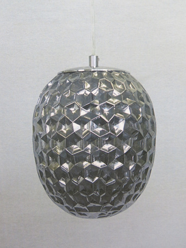 Impex Ceiling Light, Chrome Hexagonal Pattern, Product Code IL8802. Bulb not Included. RRP &pound;95.00.