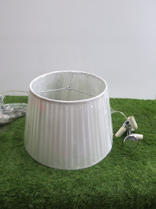 Impex Floor Lamp with White Shade, Product Code P9/FL2399. Bulb not Included. RRP &pound;140.00.