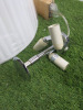 Impex Floor Lamp with White Shade, Product Code P9/FL2399. Bulb not Included. RRP &pound;140.00. - 2