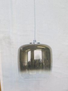 Impex Ceiling Light, Faded Chrome, Product Code IL8905. Bulb not Included. RRP &pound;125.00.