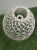 Impex Ceiling Light, Whicker Effect Shade, White.Product Code NE214. Bulb not Included. RREP &pound;80.00. - 3