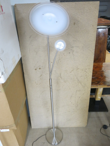 Impex Floor Lamp, Chrome Finish. Product Code P8/FL23110. Bulb not Included. RRP &pound;125.00.