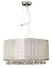 Impex Ceiling Light, Pendant Fitting 6LT Chrome Flush K9 Clear Crystal, Product Code CFH411204/06/BOM/CH, 6 x 28W (G9) Bulbs. Size Dia 45cm x H23cm, Weight 5kg. Bulbs Not Included. RRP &pound;520.00.
