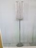 Impex Floor Lamp, Cylindrical Crystal Shade with Chrome Base. Product Code P8/FL2396. Bulb not Included. RRP &pound;190.00.