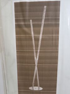 Impex Floor Lamp, 2 Crossed Chrome Stems. Product Code P8/FL2391. RRP &pound;180.00.