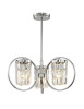 Impex Ceiling Light, TALIN 3LT Chrome, Product Code CF1703/03/CH, 3 x 40W (ES) Bulbs. Size Dia 54cm x H24cm, Weight 3.25kg. Bulb Not Included. RRP &pound;311.00.