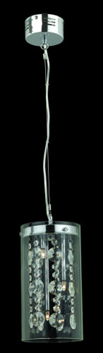 Impex Ceiling Light, Crystal Chandelier, Product Code CFH5261/03/CH, 3 x 20W (G4) Bulbs. Size Dia 15cm x H125cm, Weight 3kg. Bulb not Included. RRP &pound;174.00.