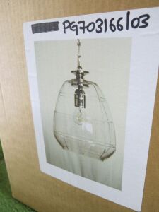 Impex Ceiling Light, Glass Shade. Product Code PG703166/03. Bulb not Included. RRP &pound;240.00.