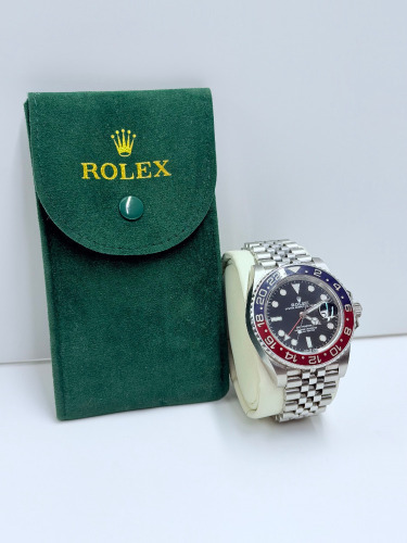Rolex GMT-Master II, Pepsi Ceramic Bezel & Jubilee Bracelet, REF 126710BLRO. Comes with Rolex Service Pouch, No Box or Papers.