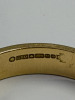 18ct Yellow & White Gold Ring, Hallmarked AU 750, with Silver Inlay. Size "T". Weigh 6.41g. - 5