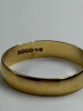 18ct Yellow Gold. Hallmarked 750. Size "N". Weight 2g. - 6