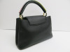 Louis Vuitton Taurillon Capucines PM Rainbow Black Handbag. Date Code AR0281. - 5