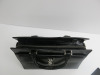 Saint Laurent Uptown Tote Bag in Black Crocodile-Embossed Shiny Leather with Silver Hardware, S/N MAL557653.1218. Comes with Saint Laurent Dust Bag, Warranty Card & Original Purchase Receipt. - 10