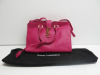 Saint Laurent Monogram Cabas Bag in Pink Leather with Gold Hardware, S/N GRP394461.0715. Comes with Saint Laurent Dust Bag.