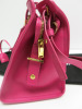 Saint Laurent Monogram Cabas Bag in Pink Leather with Gold Hardware, S/N GRP394461.0715. Comes with Saint Laurent Dust Bag. - 5