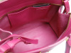 Saint Laurent Monogram Cabas Bag in Pink Leather with Gold Hardware, S/N GRP394461.0715. Comes with Saint Laurent Dust Bag. - 7