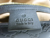 Gucci Padlock Black Embossed Leather Padlock Bag with Gold Hardware, S/N A022356322. Comes with Gucci Dust Bag. - 8