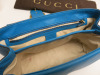 Gucci GG Marmont Shoulder Bag in Turquoise Blue Calfskin with Gold Hardware, S/N F018794158. Comes with Gucci Dust Bag. - 8