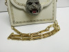 Gucci Thiara Bamboo Mini Shoulder Bag with Swarovski Rhinestones Crystal-Embellished Feline Detail, S/N B022886463. Comes with Care Instructions. - 5