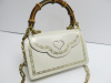 Gucci Thiara Bamboo Mini Shoulder Bag with Swarovski Rhinestones Crystal-Embellished Feline Detail, S/N B022886463. Comes with Care Instructions. - 6