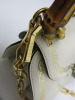 Gucci Thiara Bamboo Mini Shoulder Bag with Swarovski Rhinestones Crystal-Embellished Feline Detail, S/N B022886463. Comes with Care Instructions. - 7