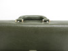 Montblanc Leather Briefcase with Silver Hardware & Khaki Leather. Comes with Mont Blanc Dust Bag. NOTE: code to lock is 17. - 6