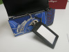 Salvatore Ferragamo Gancini Continental Wallet in Blue Floral Print, S/N JL-22 D985. Comes in Original Salvatore Ferragamo Box. - 5