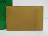 Bottega Veneta Cassette Card Holder in Cream/Yellow Leather. Comes with Original Box & Dust Bag. - 2
