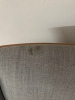 Boss Design Kruze Low Back KRU12 Swivel Armchair in Grey Fabric, with Wooden Back & Chrome Legs. - 6