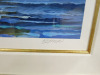 Framed, Glazed & Mounted Limited Edition Artwork, 65/115, Serigraph on Canvas Titled "Impressions of Lake Como", Signed by Artist Behrens. Size H86 x W110cm. - 3