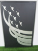 "Air Display" Handmade Bam-Art Alpi Framed Multi Media. Size 103 x 69cm. - 2