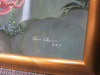 Large Original Oriental Scene Artwork on Canvas with Gold Frame, Artist, Signature & Date Chane Orgiam 8.8.11. Size H89 x W311cm. - 2