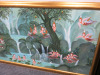 Large Original Oriental Scene Artwork on Canvas with Gold Frame, Artist, Signature & Date Chane Orgiam 8.8.11. Size H89 x W311cm. - 4