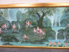 Large Original Oriental Scene Artwork on Canvas with Gold Frame, Artist, Signature & Date Chane Orgiam 8.8.11. Size H89 x W311cm. - 5
