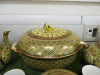 40 x Pieces of The East India Company Royal Bone China Benjarong 18ct Gold Hand Painted Crockery to Include: 3 x Coffee Pot, 1 x Tea Pot,2 x Milk Jugs, 4 x Sugar Bowls, 3 with Lids, 1 x Sauce Boat with Saucer, 1 x Large Dish with Lid, 1 x Large Bowl, 1 x - 5