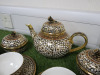 11 x Pieces of The East India Company Royal Bone China Benjarong 18ct Gold Hand Painted Crockery to Include: 1 x Tea Pot, 2 x Milk Jugs, 3 x Sugar Bowls with Lids, 2 x Tea Cups & 2 x Saucers & 1 x Plate. - 3