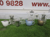 Lot Consisting of Trendglas & Zero Japan Accessories to Include: 9 x Tea Pots, Kettles & Mug to Include: 5 x Zero Japan Tea Pots, 2 x Trendglas Tea Pots, 1 x Trendglas Kettle & 1 x Trendglas Mug & 10 x Trenfglassd Glass Cheese Domes.