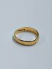 18ct Yellow Gold. Hallmarked 750. Size "N". Weight 2g. - 3
