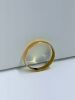 18ct Yellow Gold. Hallmarked 750. Size "N". Weight 2g. - 5