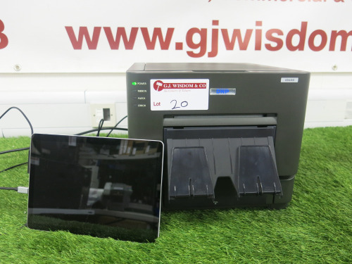 DNP ID600 Digital Photo Printer, Model DS-RX1, S/N CY2K94000290, YOM 04/19. Comes with Microsoft Surface Book.
