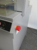 450VS+ Semi-Automatic Electric Paper Cutting Machine on Metal Cabinet. - 6