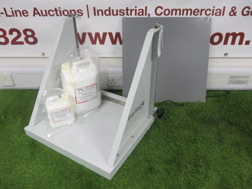 Sterling Padding Press. Comes with 1 x 5KG Padding Glue & 1 x 1KG Self Separating NCR Fanapart Glue.