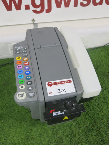 Better Pack, Electronic Water Activated Tape Dispenser, Model 555eFA, S/N 5EFA0015418.