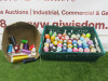 46 x New/Sealed Reels of Embroidery Thread & 13 x Part Used in Assorted Colours.