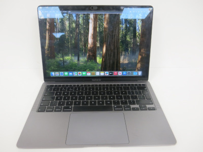 Apple MacBook Air 13.3", 2020, Dual Core Intel Core i3 1.1 Ghz, Running MacOs Sequoia 15.7.4, 8GB Memory, 250GB Mackintosh HD Storage, Built In Retina Display, S/N FVFDGHYAMNHP.